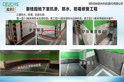 碧桂场地下室抗渗、防水、防霉建复工程